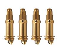 Set 4 Pop-Up Valvola di Scarico, Meccanismi di Ricambio per Tappo Click Clack Lavandino, Accessori in Ottone con Molla per Lavabo, Tappo per Piletta Click Clack e Tappo a Molla Lavandino Bagno