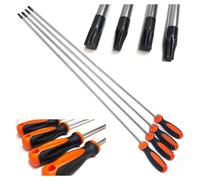 SET 4 PZ CACCIAVITI TORX EXTRA LUNGHI CON PUNTA MAGNETICA 600 MM T20 T25 T30 T40
