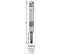 Set 4 pz Candeletta NGK Y747U MOTORI FIAT/ALFA/LANCIA 1900 JTD =Bosch 0250202028