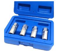 SET 4 PZ ESTRATTORI PER PRIGIONIERI A RULLO RIMOZIONE VITE SPEZZATE ATTACCO 1/4"