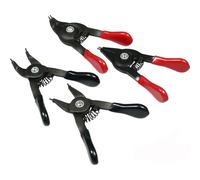 SET 4 PZ MINI PINZE PER ANELLI ELASTICI SEEGER ESTERNI E INTERNI L.75mm CONDOR