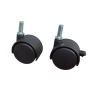 Set 4 ruote in Nylon Ø 5,00 cm per scaffalatura Archimede system nero