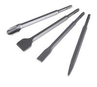 Set 4 Scalpelli SDS-PLUS 2 Spatola 1 a Punta 1 Forma di U 1 a Punta per Martello