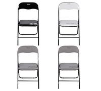 Set 4 Sedia pieghevole, richiudibile e salvaspazio, 44x45x78cm, S.P.Q.eRe