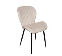 Set 4 Sedie In Velluto Vintage Margot Beige