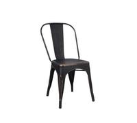 SET 4 SEDIE METAL STILE INDUSTRIALE TOLIX CASA BAR RISTORANTE CATERING HOTEL