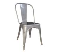 SET 4 SEDIE METAL STILE INDUSTRIALE TOLIX CASA BAR RISTORANTE CATERING HOTEL