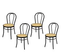 SET 4 SEDIE VIENNA THONET NON IMPILABILE CASA RISTORANTE BAR CUCINA