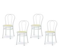 SET 4 SEDIE VIENNA THONET NON IMPILABILE CASA RISTORANTE BAR CUCINA