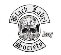 Set 4 Set Patch ricamo abbigliamento Black Label Society Patch Biker Skull Head Roker Rock e Punck Motorcycles termoadesive o cucitura