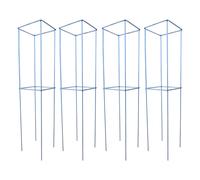 Set 4 Sostegni per Piante 20x20xH86,5 cm in Acciaio Zincato Agrati