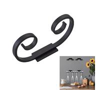 SET 4 Space Risparmio Under Armabies Wine Glass Hanger Cares Organizzatori Stocca
