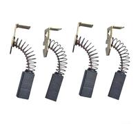 Set 4 Spazzole Motore Con Molla Per Riparazione Set 4 Spazzole | Materiale carbonio e metallo, include e fili, ripristina motori intermittenti, per generatori Coleman