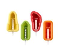 Set 4 Stampi in Silicone per Ghiaccioli Lekue Colori Assortiti - 882241