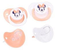 Set 4 Succhietto ciucci per bambini in silicone senza BPA 0-6 m Disney gommotti