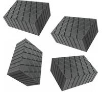 Set 4 Tamponi Gomma per Ponte Sollevatore auto dimensioni 160x120x80mm, supporti in gomma Alta Portata, fabbricati in Italia