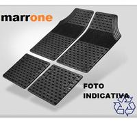SET 4 TAPPETI AUTO IN GOMMA UNIVERSALI TAPPETINI 4 Pezzi ANTISCIVOLO ANT E POST