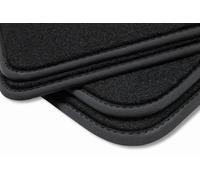 Set 4 Tappeti Auto In Velours Nero Per Audi Q7 2 4M 2015- Deluxe
