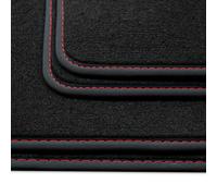 Set 4 Tappeti Auto In Velours Nero Per Audi Q7 2 4M 2015- Deluxe