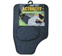 SET 4 TAPPETI IN MOQUETTE CORA ACTUALFIT GRIGI MOD. 2 135052