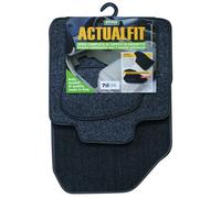 SET 4 TAPPETI IN MOQUETTE CORA ACTUALFIT GRIGI MOD. 7 135057