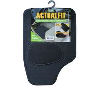 SET 4 TAPPETI IN MOQUETTE CORA ACTUALFIT NERI MOD. 2 135062