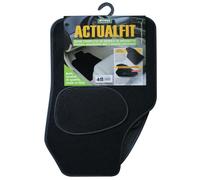SET 4 TAPPETI IN MOQUETTE CORA ACTUALFIT NERI MOD. 4 135064