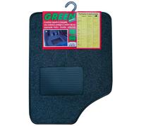 SET 4 TAPPETI IN MOQUETTE CORA GREEN MOD. A 135701
