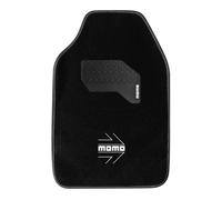 SET 4 TAPPETI IN MOQUETTE MOMO DESIGN ARROW NERO-BIANCO