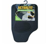 Cora Set 4 tappeti moquette Actualfit nero modello 2