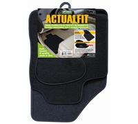 Cora 000135063 Set 4 Pezzi Tappeti Actualfit, Modello 3, Nero