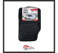 Set 4 Tappeti Per Auto In Gomma Tappetini Universali Antiscivolo Sagomabili Neri
