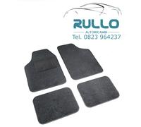 Cosmo serie tappeti in moquette universali 4 pz antracite auto tappezzeria 8yp