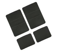 Set 4 Tappetini Tappeti Universali Per Auto Antiscivolo Ritagliabili Neri Lampa