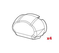 Set 4 tappi per barre Kuma SET 4 TAPPI BARRE"KUMA" Auto Portaggio