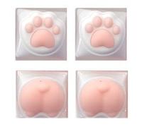 Cortek Set 4 Tasti 3D keycaps Zampa di Gatto