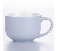 SET 4 Tazza/Jumbo 500 ml in porcellana new bone China, Cristallo di luna, Forma