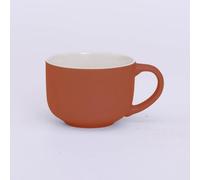 SET 4 Tazza/Jumbo 500 ml in porcellana new bone China, Dulce de leche, Forma