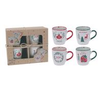 Set 4 Tazze di Natale