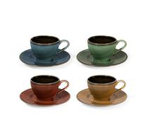 Set 4 Tazze Tè H&H Marrakesh In Stoneware 240Ml