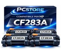 SET 4 Toner CF283A Compatibile HP 83A per LaserJet Pro M125 M126 M127 M128 M226