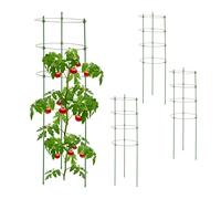 Set 4 Tralicci Supporti Sostegni Piante Rampicanti Pomodoro Giardino 91 x 28 cm