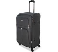 Set 4 Trolley Valigie Valigia GRANDE EXTRA ESPANDIBILE IN POLIESTERE 4 RUOTE