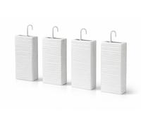 Set 4 Umidificatori Per Termosifone Calorifero Evaporatori con Gancio bianco