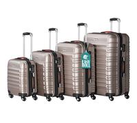 Set Di 4 Valigie Rigide: Champagne