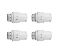 Set 4 Valvole Termostatiche Radiatore M30x1 5 per Controllo Riscaldamento Person