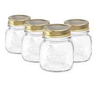 Set 4 Vasi Quattro Stagioni 25cl in Vetro con Capsula a vite e pulsante verifica
