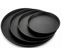 Set 4 Vassoi da Bar Antiscivolo Gommata Rotondo misure miste cm 46/41/36/28