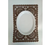 Set 4 Vassoi Da Portata Ovale Lubiana Poland Porcellana 29x22cm