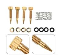 Set 4 Viti Regolazione Minimo Carburatore per weber DCOE Set | Compatibile per weber DCOE, escluso 45DCOE 09, regolazione precisa, sostituzione diretta OEM